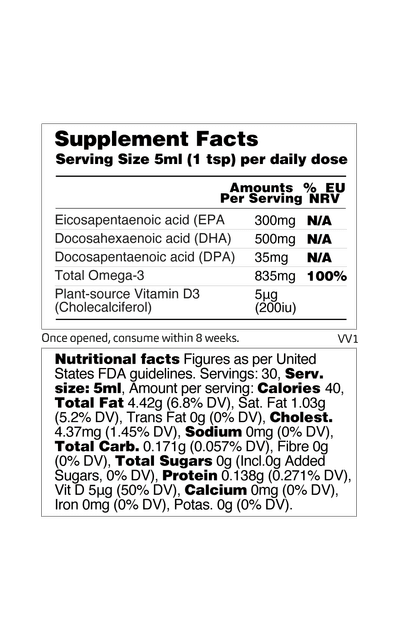 Omega 3 Flavour Reverse Labels Portrait 17