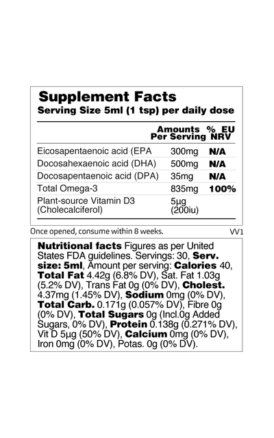 Omega 3 Unflavoured Reverse Labels Portrait 16